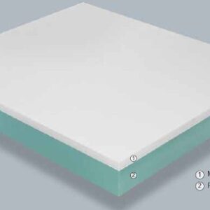 *Materasso Stratus Sfoderabile, Memory Foam, Poliflex