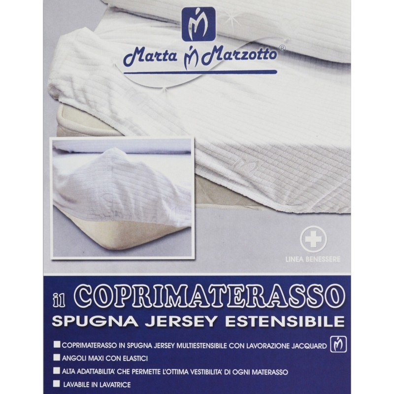 *Coprimaterasso Singolo Spugna Jersey Marta Marzotto