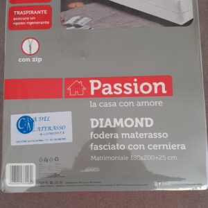 *Coprimaterasso Fasciato Con Cerniera A Sacco Fodera Matrimoniale