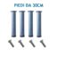 *Kit piedi in ferro per rete a doghe - con tappo antiscivolo.