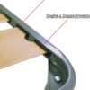 *RETE ORTOPEDICA A DOGHE LARGHE PER MISURA 80x190 H 35