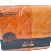 *Trapuntino 1P E 1/2 Indicolor Biancaluna Microfibra Double Face COL. ARANCIO