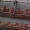 *COMPLETO LETTO MATRIMONIALE BIANCALUNA COTONE SOPRA SOTTO FEDERA COLORE VERDE