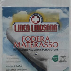 *Linea Lindsana Coprimaterasso con Angoli in Puro Cotone 100% con Elastici