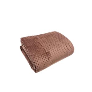 *Copriletto Trapuntato Velvet Letto Matrimoniale Rosa Antico