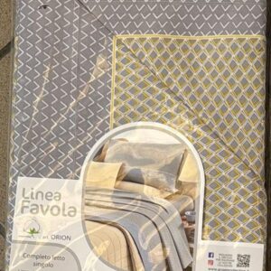*Completo Lenzuola 100% Cotone Letto SINGOLO ANGEL'S COLLECTION LINEA FAVOLA
