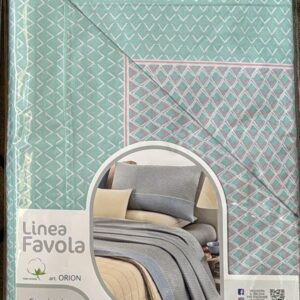 *Completo Lenzuola 100% Cotone Letto SINGOLO ANGEL'S COLLECTION LINEA FAVOLA