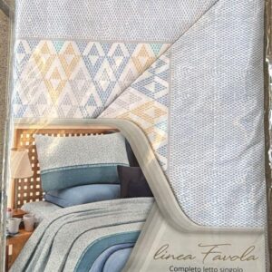 *Completo Lenzuola 100% Cotone Letto SINGOLO ANGEL'S COLLECTION LINEA FAVOLA