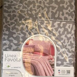 *Completo Lenzuola 100% Cotone Letto SINGOLO ANGEL'S COLLECTION LINEA FAVOLA