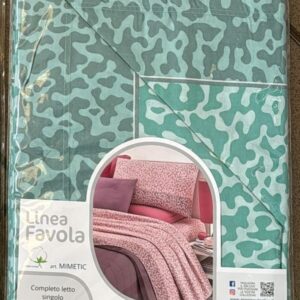*Completo Lenzuola 100% Cotone Letto SINGOLO ANGEL'S COLLECTION LINEA FAVOLA