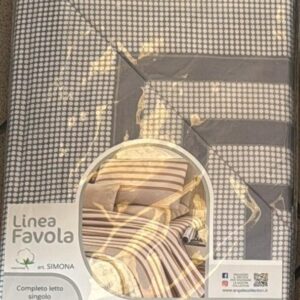 *Completo Lenzuola 100% Cotone Letto SINGOLO ANGEL'S COLLECTION LINEA FAVOLA