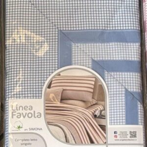 *Completo Lenzuola 100% Cotone Letto SINGOLO ANGEL'S COLLECTION LINEA FAVOLA