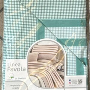 *Completo Lenzuola 100% Cotone Letto SINGOLO ANGEL'S COLLECTION LINEA FAVOLA