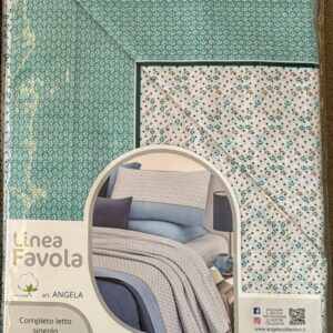 *Completo Lenzuola 100% Cotone Letto SINGOLO ANGEL'S COLLECTION LINEA FAVOLA