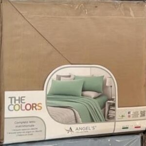 *Completo Lenzuola 100% Cotone Letto SINGOLO ANGEL'S COLLECTION LINEA FAVOLA