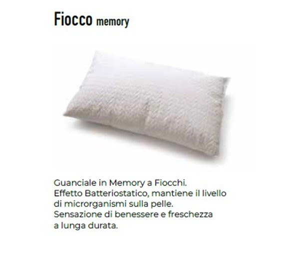 *Guanciale Cuscino FIOCCO MEMORY