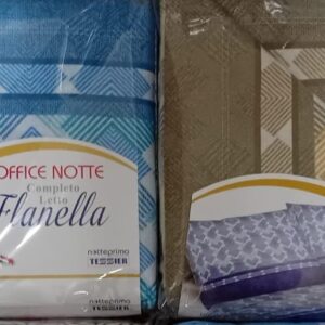 -Completo letto in Flanella Tessier SofficeNotte
