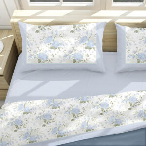 +COMPLETO LETTO 2 PIAZZE COTONE PERCALLE CM 270X300