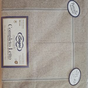 +Completo letto matrimoniale misura maxi cotone percallè